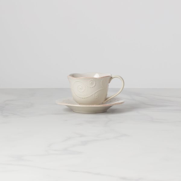 French Perle Cup and Saucer