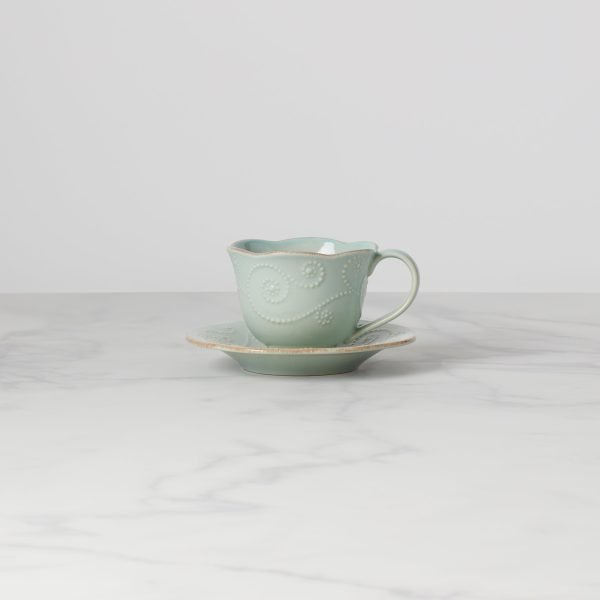 French Perle Cup and Saucer