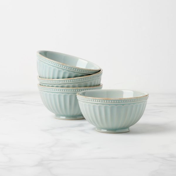 French Perle Groove 4-Piece Bowl Set