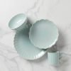 French Perle Scallop 4-Piece Place Setting