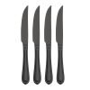 Ivy Way Black Mirror 4-Piece Steak Knife Set